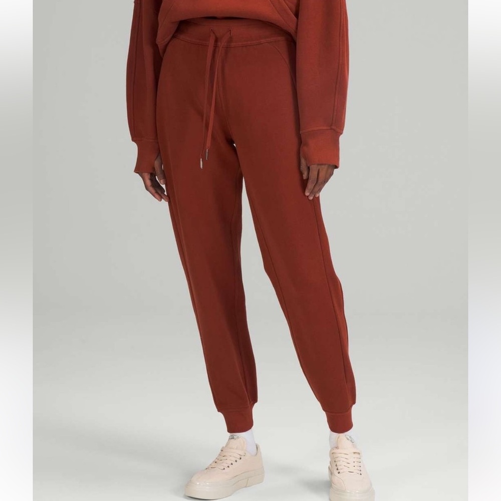 Lululemon athletica scuba high rise joggers maroon - Picture 1 of 12